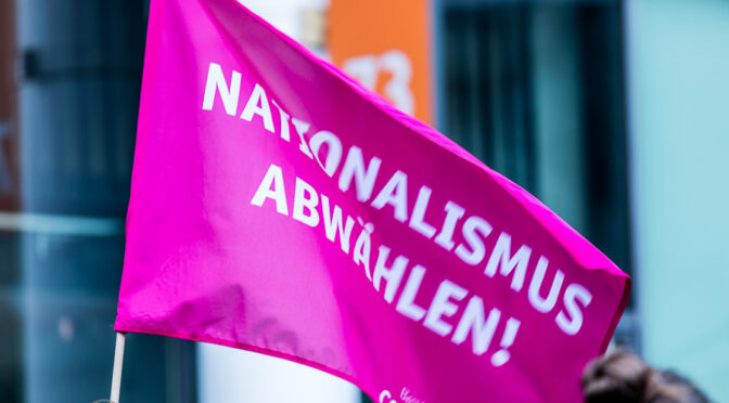 Impressionen der „Demo gegen Rechts“ am 03.02.24 in Bad Cannstatt