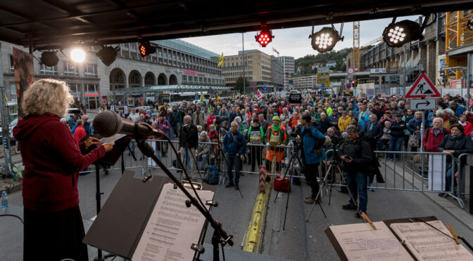 14 Jahre Schwarzer Donnerstag in Stuttgart